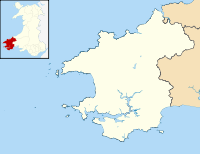Map of Pembrokeshire