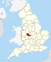 Map of the West Midlands